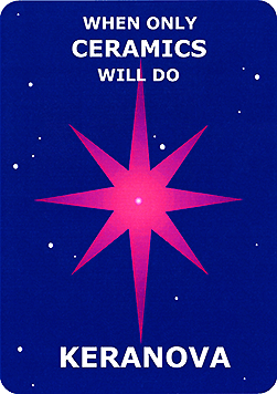 Keramer från Keranova. När bara keramer duger. Ceramics from Keranova. When only ceramics will do.